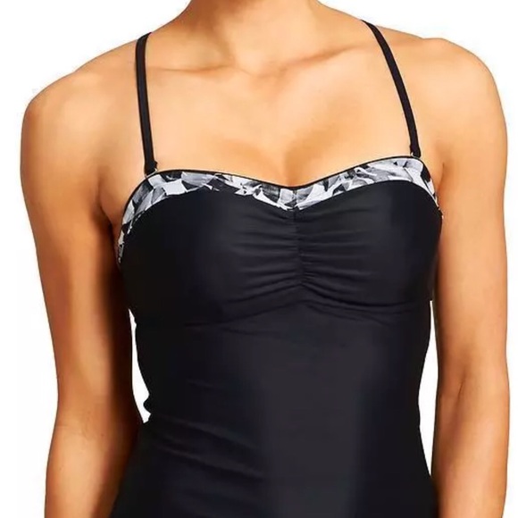 Athleta Other - Athleta Bandeau Tankini 34D/DD